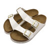 BIRKENSTOCK ARIZONA PATENT-WHITE | BIRKO-FLOR 1005293画像