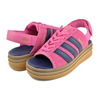 adidas GAZELLE BOLD SANDAL W PNKFUS/SHANAV/GOLDMT KK4221画像
