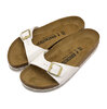 BIRKENSTOCK MADRID PATENT-WHITE | BIRKO-FLOR 1005310画像