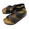 BIRKENSTOCK MILANO BLACK | NATURAL-LEATHER 34191画像