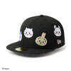 NEW ERA 59FIFTY ちいかわ / キャラALL OVER ブラック 14864521画像
