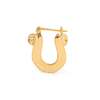 CRIMIE LETTER RIBBON HORSE SHOE PIERCE 24KDP CR1-02F1-JW05画像