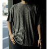 INTERIM EXTRA FINE MERINO WOOL JERSEY NARROW BORDER S/S TEE IT26S269画像