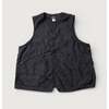 POST OVERALLS #3503-CNB DEE Vest 2 : crinkle nylon taffeta black画像