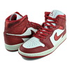 NIKE WMNS AIR JORDAN 1 MID SE sail/varsity red-team red HJ9337-106画像
