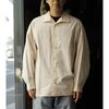 NONNOTTE Clear Heavy Broadcloth Draping Open Collar Shirt Type A N-26S-002画像