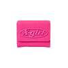 X-girl TONAL OVAL LOGO BUCKLE FAUX LEATHER MINI WALLET 105262054004画像