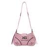 X-girl XG EMBLEM BUCKLE PANELED SHOULDER BAG 105262053004画像