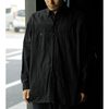 INTERIM BLACK SURFAR GARMENT DYE HYPER BIG MIL WORK SHIRTS TYPE2 IT26S139画像