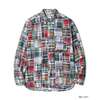 SUGAR CANE Lot No. SC29736 / INDIA MADRAS CHECK PATCHWORK BUTTON DOWN SHIRT画像