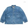 REMI RELIEF 9.5oz Nep Denim Coverall - USED BLUE - RN30389042画像