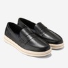 COLE HAAN PINCH LONG WEEKENDER PENNY LOAFER BLACK/ANGORA C42732画像