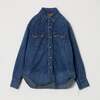 REMI RELIEF 8.5oz DENIM WESTERN SHIRT(ノコギリ型フラップ) RN30389043画像