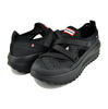 HUNTER WOMENS TRAVEL FLOW MARY JANE TRAINER BLACK WFF3123MSH-BLK画像