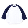 WALLA WALLA SPORT 3/4 BASEBALL TEE 2-TONE画像