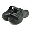 crocs SATURDAY PLATFORM SANDAL W BLACK 212880-001画像