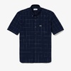 LACOSTE Window Pane Check Jersey Shirt CH6415-99画像