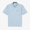 LACOSTE Micro Check Jersey Button Down Shirt CH6414画像