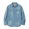 SUGAR CANE Lot No. SC29684 / BLUE DENIM WESTERN SHIRT AGED MODEL画像
