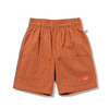 COOKMAN Chef Pants Short Front PocketHerringbone Stripe Brick 231-62921画像