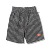 COOKMAN Chef Pants Short Front Pocket Herringbone Stripe Charcoal 231-62919画像