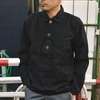 FULLCOUNT 4097-1 US Army Black Black Denim Pullover Shirt画像