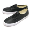 VANS Authentic LEATHER-BLACK/TRUE-WHITE VN000EGABPB画像