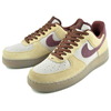 NIKE AIR FORCE 1 07 PREMIUM linen/burgundy crush IQ3408-286画像