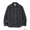 SUGAR CANE Lot No. SC29685 / INDIGO DOBBY WESTERN SHIRT画像