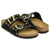 BIRKENSTOCK ARIZONA RIVET REGULAR BLACK / SUEDE LEATHER 1030346画像
