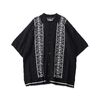 Subciety Jacquard knit shirt 155-22154画像