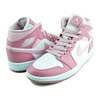 NIKE WMNS AIR JORDAN 1 MID elemental pink/sail BQ6472-605画像