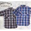 WAREHOUSE Lot 3056 SHORT SLEEVE CHECK WORK SHIRTS B柄画像