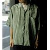 INTERIM RAMIE SHEER LAWN HYPER BIG S/S OPEN COLLAR SHIRT IT26S173画像