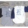 WAREHOUSE Lot 4800 7分袖ベースボールT WILMOT JUNIOR HIGH画像