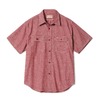 SUGAR CANE Lot No. SC39703 / RED CHAMBRAY WORK SHIRT (SHORT SLEEVE)画像