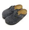 BIRKENSTOCK BOSTON REGULAR CHARCOAL | SUEDE-LEATHER 1031676画像