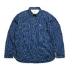 BURGUS PLUS Beta Chambray Work Shirt - Wabash Stripe - HBP-300CHB-WB画像