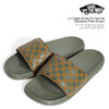 VANS La Costa Slide-On Sandal Obsidian Fern Green VN000E83FRN画像