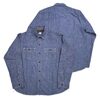 FREEWHEELERS &ldquo;Neal&rdquo; SHIRT Vintage Style Indigo Chambray 2613001画像