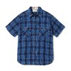 SUGAR CANE Lot No. SC39733 / FICTION ROMANCE 5oz. INDIGO CHECK WORK SHIRT画像