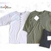 Two Moon no.20277 Half sleeve henley neck tee画像