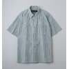 BLUCO スタンダードワークシャツ S/S -Stripe- 163-21-118画像