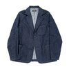 Workers Lounge Jacket Indigo Herringbone画像