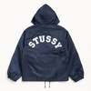 STUSSY HOODED COACHES JACKET 115909画像