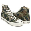 CONVERSE ALL STAR AGED WOODLANDCAMO HI REEN / GREY / BROWN 31318220画像