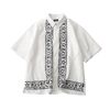 Subciety Embroidery bandanna shirt 155-22182画像