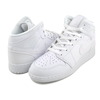 NIKE AIR JORDAN 1MID(GS) wht/wht-wht 554725-130画像