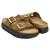 BIRKENSTOCK ARIZONA CHUNKY NARROW DARK TEA / BLACK 1028389画像