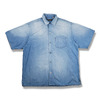 FULLCOUNT 4100HW-2 Denim Open Collar S/S Shirt画像